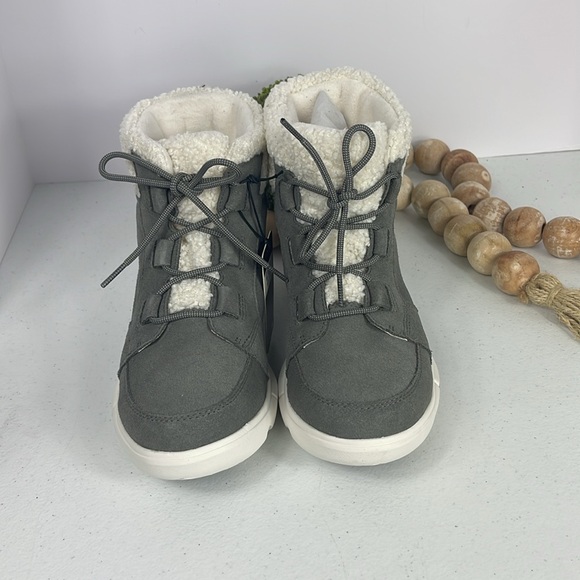 Sorel Waterproof Explorer Next Carnival Sz 9 Color Quarry,Sea Salt (NWT) - Picture 5 of 13